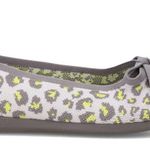 NEW Women's Clarks, Carly Hope Flat GREY LEOPARD Photo 5