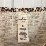 Jessica Simpson  floral puff sleeve tie bust mini dress small Photo 2