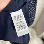 DKNY Navy White Polka Dot Midi Dress Size 14 Photo 11