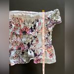 Candie's CANDIE’S Floral Ruched Layer Strapless Tube Top Women’s Sz M EUC Photo 6