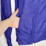 GapBody Blue Purple Zip Up Athletic Hooded Jacket Photo 6