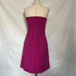Fossil Y2K  Strapless Midi Dress Size XS Fuchsia Minimalist Clean Girl Midi Photo 6