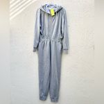 We Wore What sweatshirt leisure jumpsuit with hoodie gray medium Photo 2