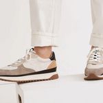 Madewell NEW  Kickoff Trainer Sneakers (Re)sourced Canvas &  Suede Sz 12 Casual Photo 0