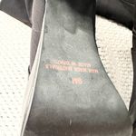 MIA Vintage Black Nylon Stretch Square Toe Platform 90s Y2K Mid Calf Boots 9 Photo 9