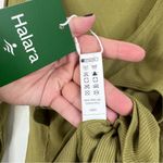 Halara  NWT Green Criss Cross Long Sleeve Top Size Xlarge Photo 6