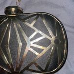 Frame Clutch Small-gold Jewel Metal  lift-clasp closure. Photo 9