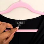 A Byer Y2K BLACK A. BYER ROUCHED SIDE MIDI DRESS Photo 3