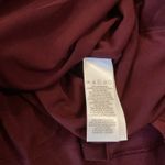 Dress the Population  Alessia Tie Waist Crepe fitted cocktail Dress dark magenta Photo 11