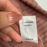 Lulus  Sweater Dress Womens Large Mauve Pink Autumn Daze Knit Cowl Neck Photo 9