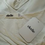 Elodie Ruched Long Sleeve Bodysuit - Ivory Photo 4