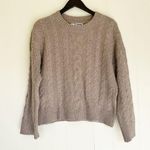Noisy May  Cable Knit Sweater Brown Medium Photo 0