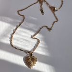 Heart gold necklace non tarnish Photo 4