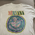 Urban Outfitters  White Nirvana Graphic Tee Photo 0