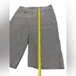 Lisette Black and White Gingham Pull On Stretch Bermuda Short Mid Rise US 6 Photo 5