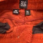 BDG  Urban Outfitters Mom‎ High-Rise wide well corduroy pants, rust color size 26 Photo 3
