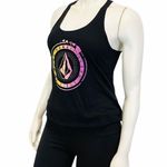 Volcom  Black Twisted Racer Back Tank Top Photo 1
