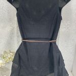 belle du jour  Black Sweater Vest with Rope Belt Photo 11