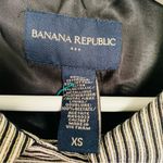 Banana Republic  Women's Gold & Black Striped Double Breasted Jacket Trench Coat Photo 4