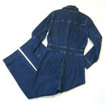 Madewell NWT Denim Slim Coverall Jumpsuit in Stanwick Wash Jean Button 0 Photo 6