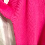 On 34th Womens Sweater Barbie Pink Collared Pullover V Neck Plus Size 2X Photo 6