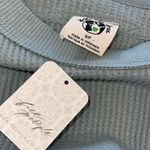 We The Free Thermal Crewneck Thumbhole Top Shirt Jersey Sage Green Size Small NW Photo 4