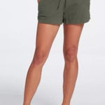 Calia By Carrie Underwood Olive Green Twill Activewear Shorts Photo 0