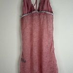 Bebe Pink Lace Strappy Babydoll Chemise – Size Medium Photo 7