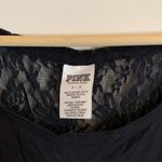 Victoria's Secret PINK Womens S Top Blouse Lace Back Black Love Pink Spellout Photo 4