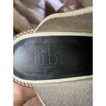 Tibi White Leather Open Toe Mules Cork Block Heel Sandals Size 39 US 8.5 Photo 5