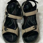 Ecco  YUCATÁN SANDAL WOMENS SIZE 11(43)  BIRCH PINK ACCENTS MULTI STRAPS  CLEAN Photo 1