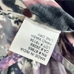 Elan  Strapless Purple Print Boho Maxi Dress Coverup Size M Photo 5