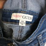 Guess Denim Overall Shorts Raw Hem Photo 5