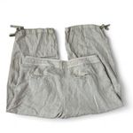 Tommy Bahama Linen Blend Capri Pants Women Size 16 Beige Cropped Photo 1