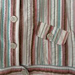 Christopher & Banks  Petite Cotton Button Up Top Lightweight Cropped Blazer XL Photo 2