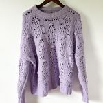 Aerie  knit lavender chunky sweater  Photo 2