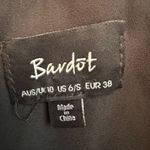 Bardot  Babylon Black Lace-Inset Ruffled Dress Size 6 Small Revolve Photo 9