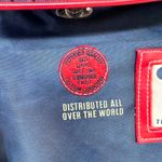 Fossil Vintage Nylon Campus Messenger Bag Blue Photo 6