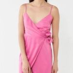 Urban Outfitters Quinn Pink Midi Dress Photo 1