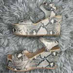 Dolce Vita snake print platform wedge sandals women’s shoe size 9 Photo 5