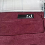 Kut From The Kloth burgundy Diana fab ab skinny pants Photo 8