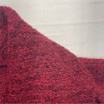 Sonoma Short Sleeve Cowl Neck Knit Sweater Size XL red burgundy maroon V-neck Photo 5