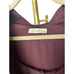 Stark X Oversized Wide Neck Dark Burgundy Top Sz. S Red Photo 2