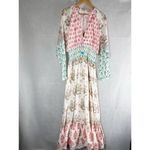 Hemant and Nandita Brio Maxi Dress in White Size Medium Photo 1