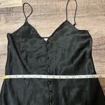 Cami NYC  Cressida Button-Front Silk Slip Dress in Black Photo 7