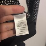 Talbots  Black & White Polka Dot Side-tie Waist Long Sleeve Sweater Photo 4