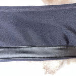 Nanette Lepore Women's Black Leggings Tuxedo Faux Leather Stripe Size XS Photo 2