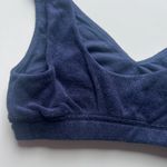 Aerie NWT Offline Recharge Least Support Terry Sports Bra Blue Size Small S NEW Photo 7