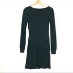 Diane Von Furstenberg Dark Green Long Sleeve Dress Photo 2