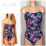 Anne cole floral twist front swimsuit. NWT Photo 13